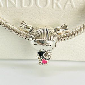 PANDORA Girl with Pigtails Charm